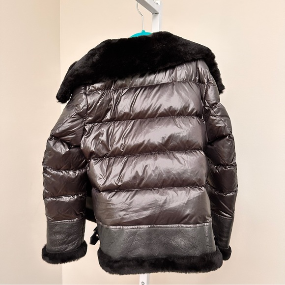 Dawn Levy for KIDS
Mel Mixed Leather & Shearling Down Moto Jacket size 8 - Picture 6 of 7